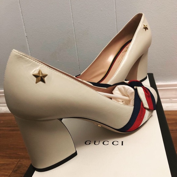 ❌SOLD❌Gucci ‘Aline’ Block Heel Pump - Picture 2 of 3